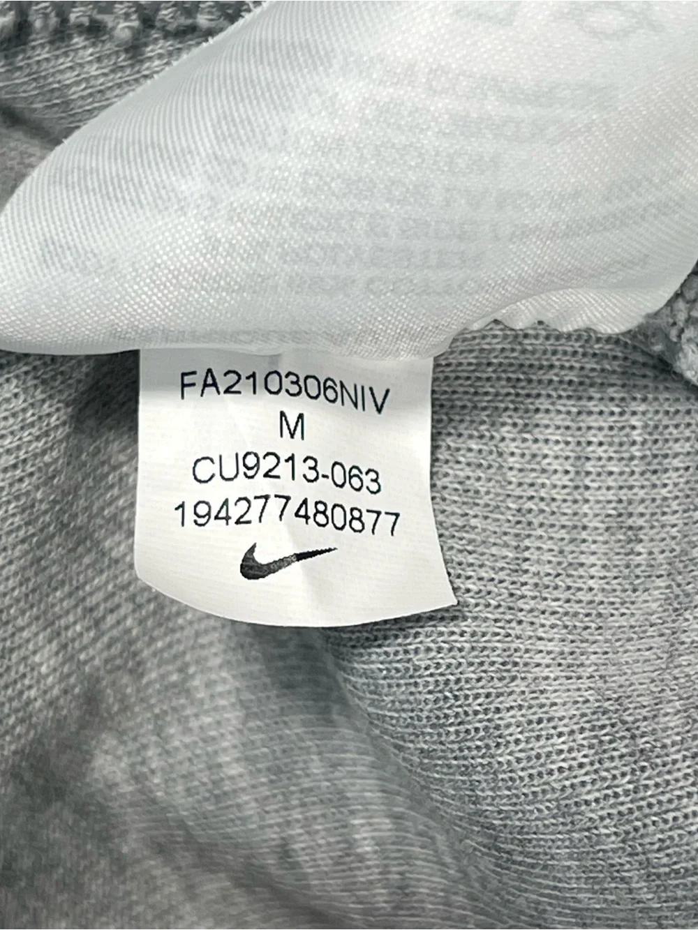 Nike Sportswear Boys Kids Tech Fleece Joggers Gray Youth Medium CU9213-063